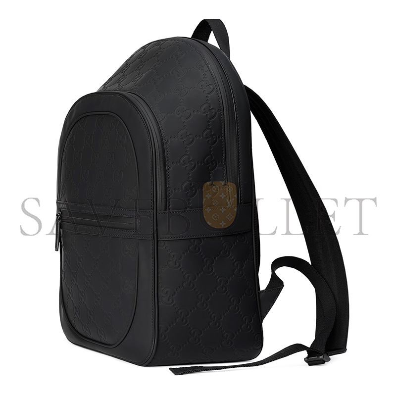 GUCCI RUBBER-EFFECT MEDIUM BACKPACK 771280 (34*26*14cm) GUCCI RUBBER-EFFECT MEDIUM BACKPACK 771280 (34*26*14cm)